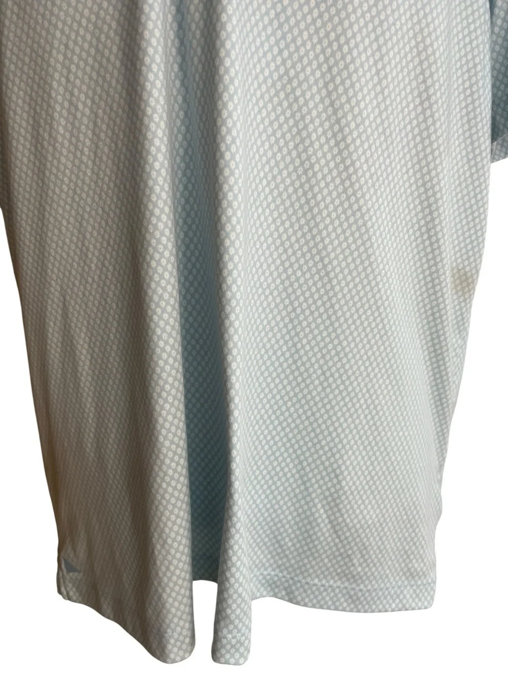 UNTUCKit Chen Printed Wrinkle Free Polo Blue White